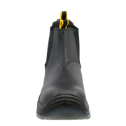 Botín Industrial , Marca Triples Pro, Piel Negro, Modelo 504