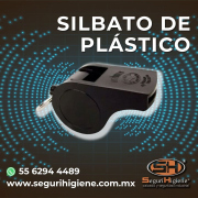 Silbato de plástico