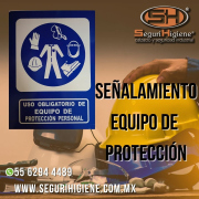 Señalamiento Equipo de Protección Personal