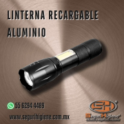 Linterna Recargable Aluminio