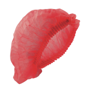 COFIA PLISADA DE POLIPROPILENO, VERDE, AZUL O ROJO.