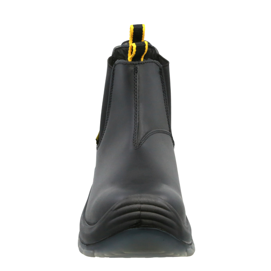 Botín Industrial , Marca Triples Pro, Piel Negro, Modelo 504