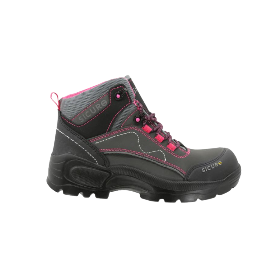 Calzado Industrial Tipo Borceguí, Marca Sicuro, Modelo Dibase S150