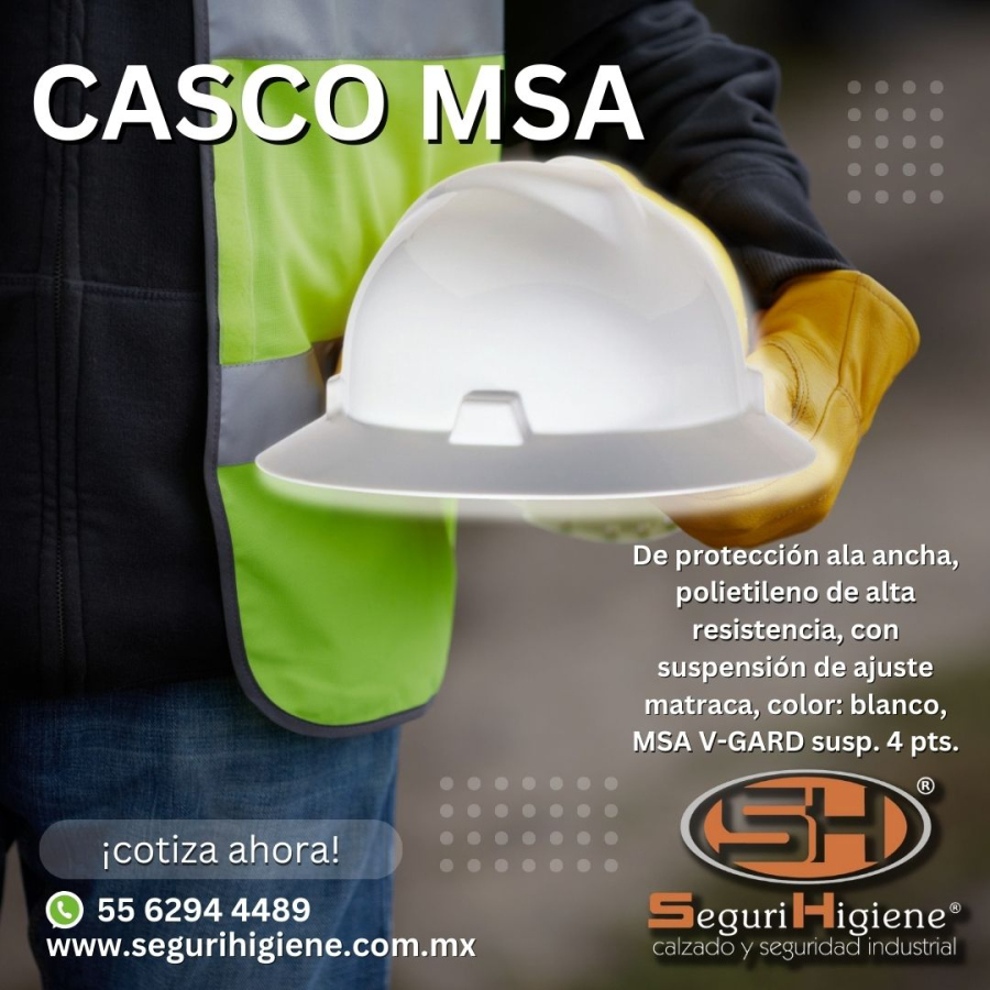 Casco Ala Ancha MSA