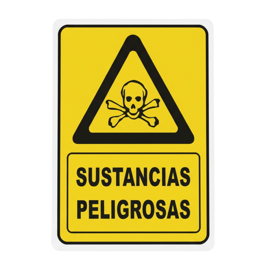 Señalamiento No Tire Basura Residuos Peligrosos 30X40 Mate