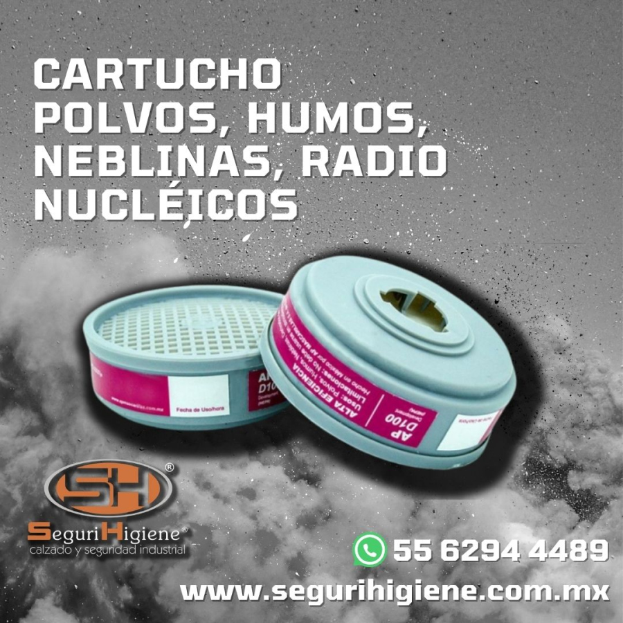 Cartucho Polvos, Humos, Neblinas, Radio Nucleicos