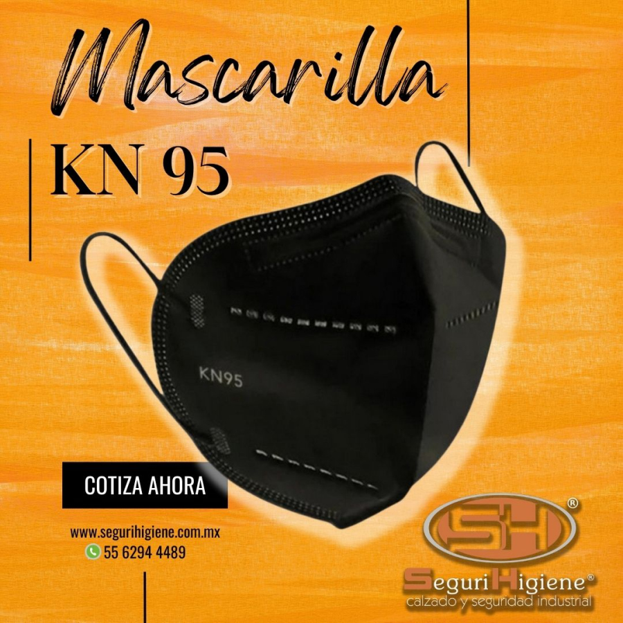 Mascarilla KN95 negro