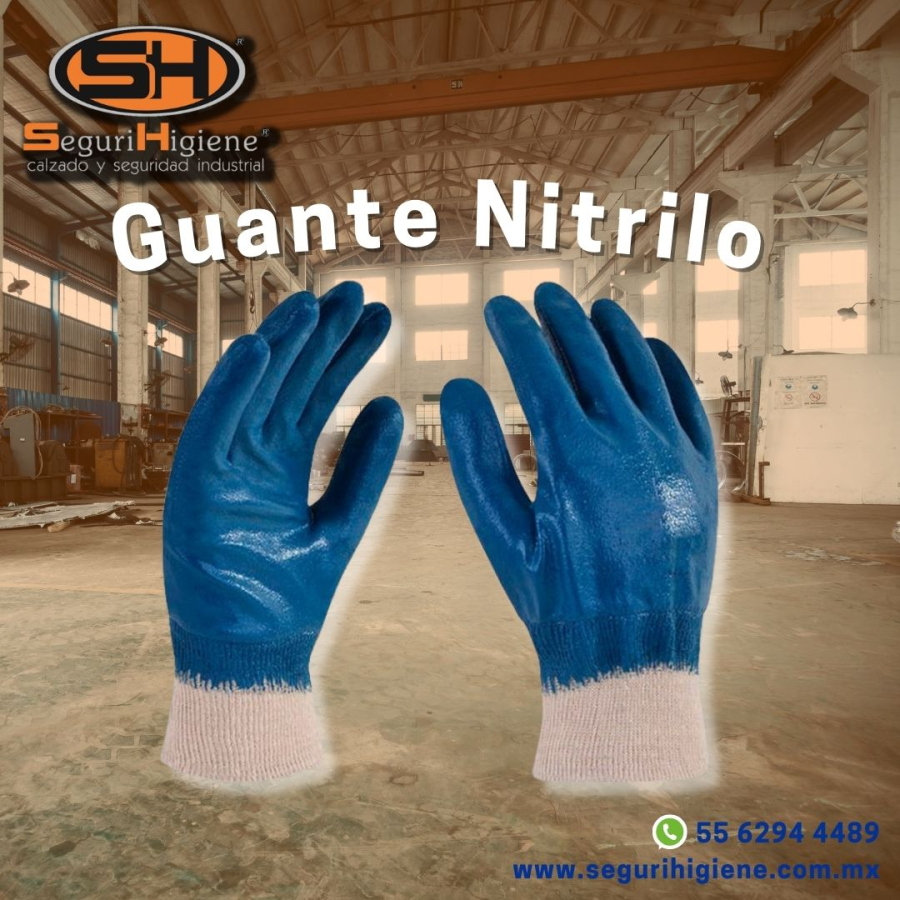 Guante Nitrilo Azul Puño Calcetín