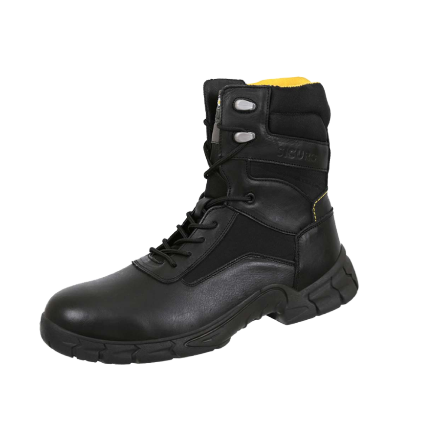 Bota Tactica, Marca Sicuro, Modelo SL10 Negro