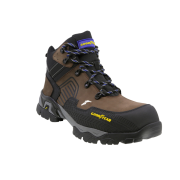 Calzado Industrial Tipo Borceguí, Marca Goodyear, Modelo SAFETREK GY101 Café