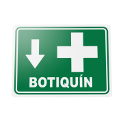 Señalamiento Botiquín Primero Auxilios 20X25 Mate