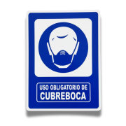 Señalamiento 'Uso Obligatorio' 30x40 Mate