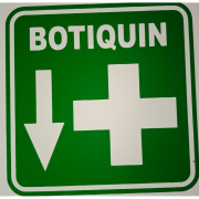 Señalamiento Botiquín Primero Auxilios 20X20 fotoluminiscente