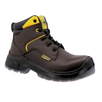 Calzado Industrial Tipo Borceguí, Marca Triples Pro,  Modelo 501 Café
