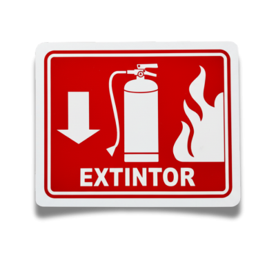 Señalamiento Extintor Mate 20X25